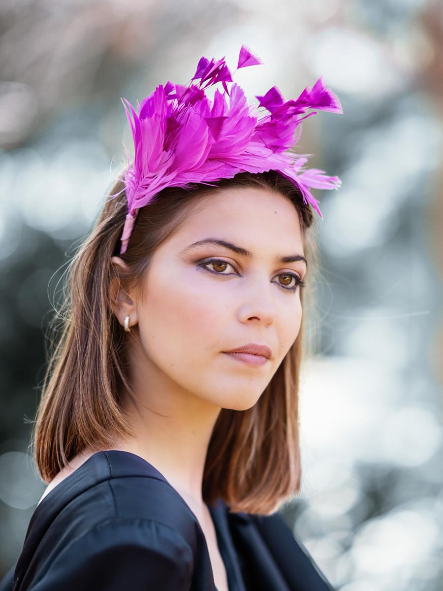 DIADEMA PLUMAS RISATA