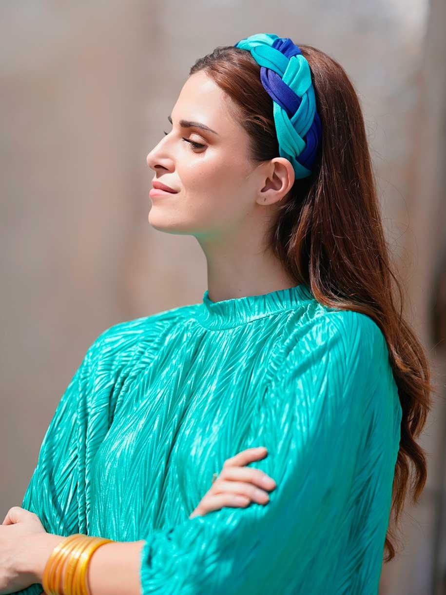 DIADEMA TRENZA SINAMAY