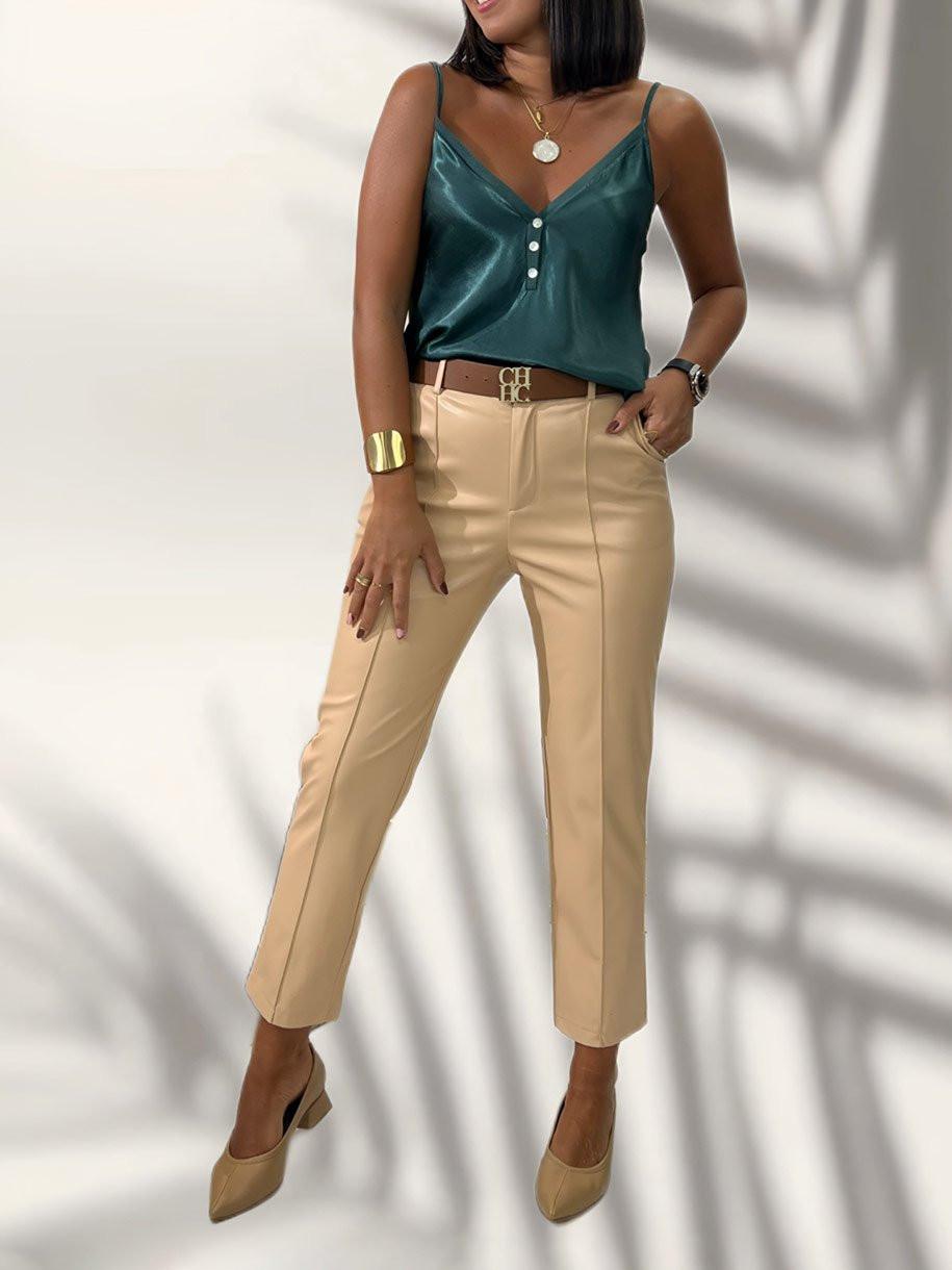 LENCERO SATINADO VISCOSA ABOTONADO