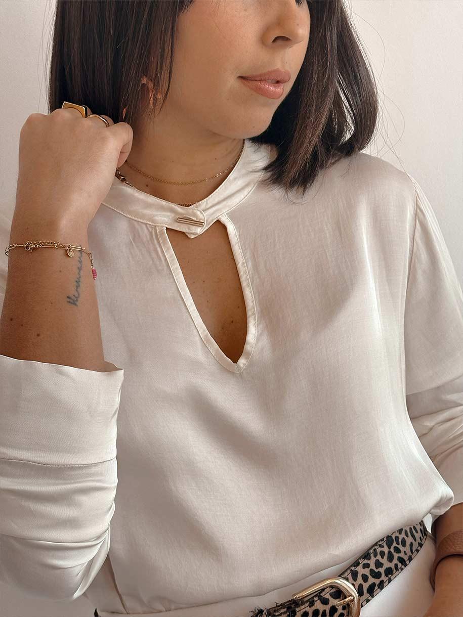 BLUSA VISCOSA SEDA MAO