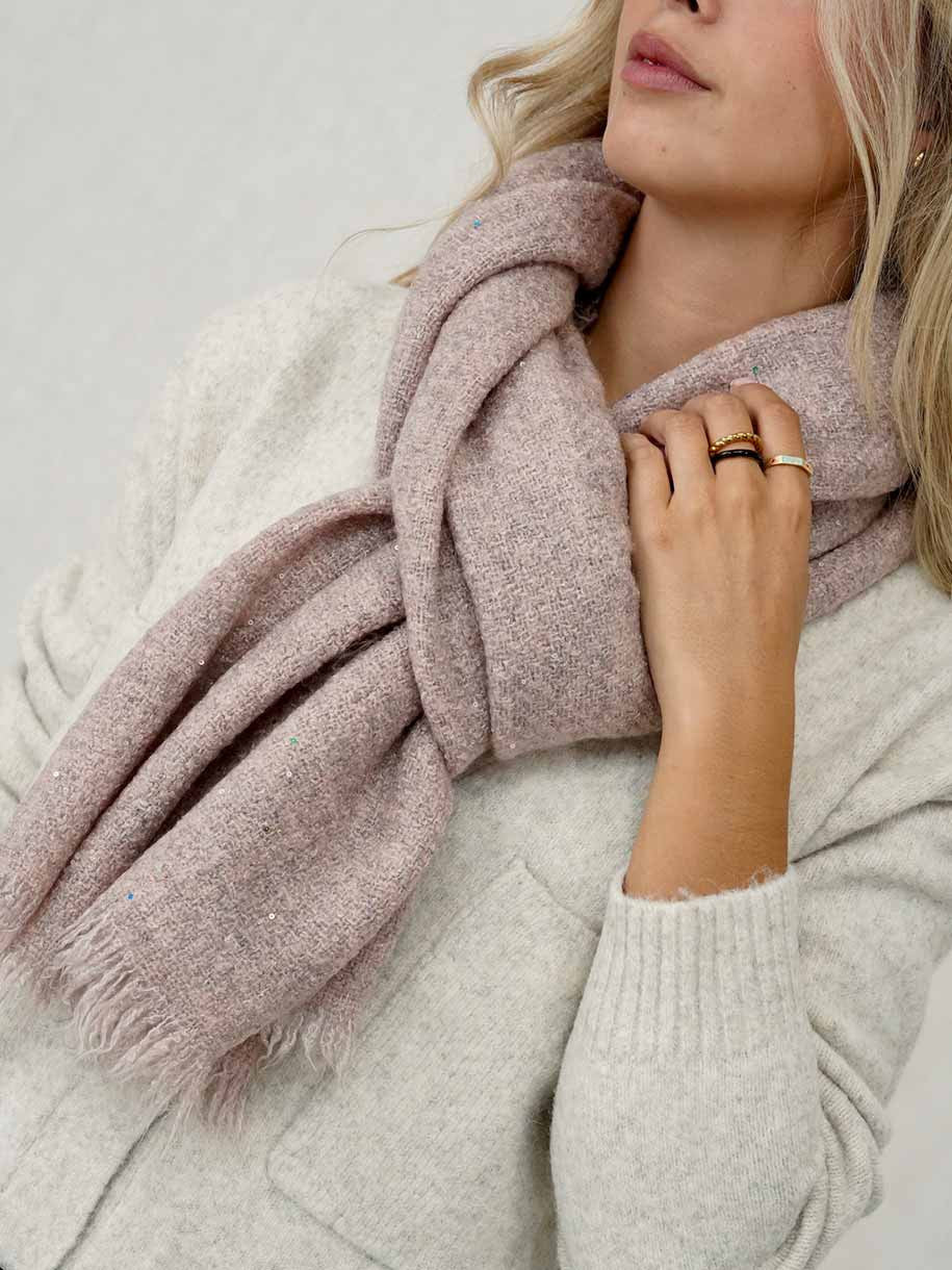 BUFANDA MINI PAILLETTES