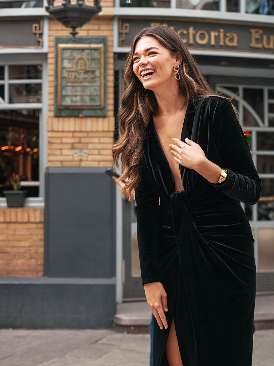 VESTIDO JEUNE TERCIOPELO