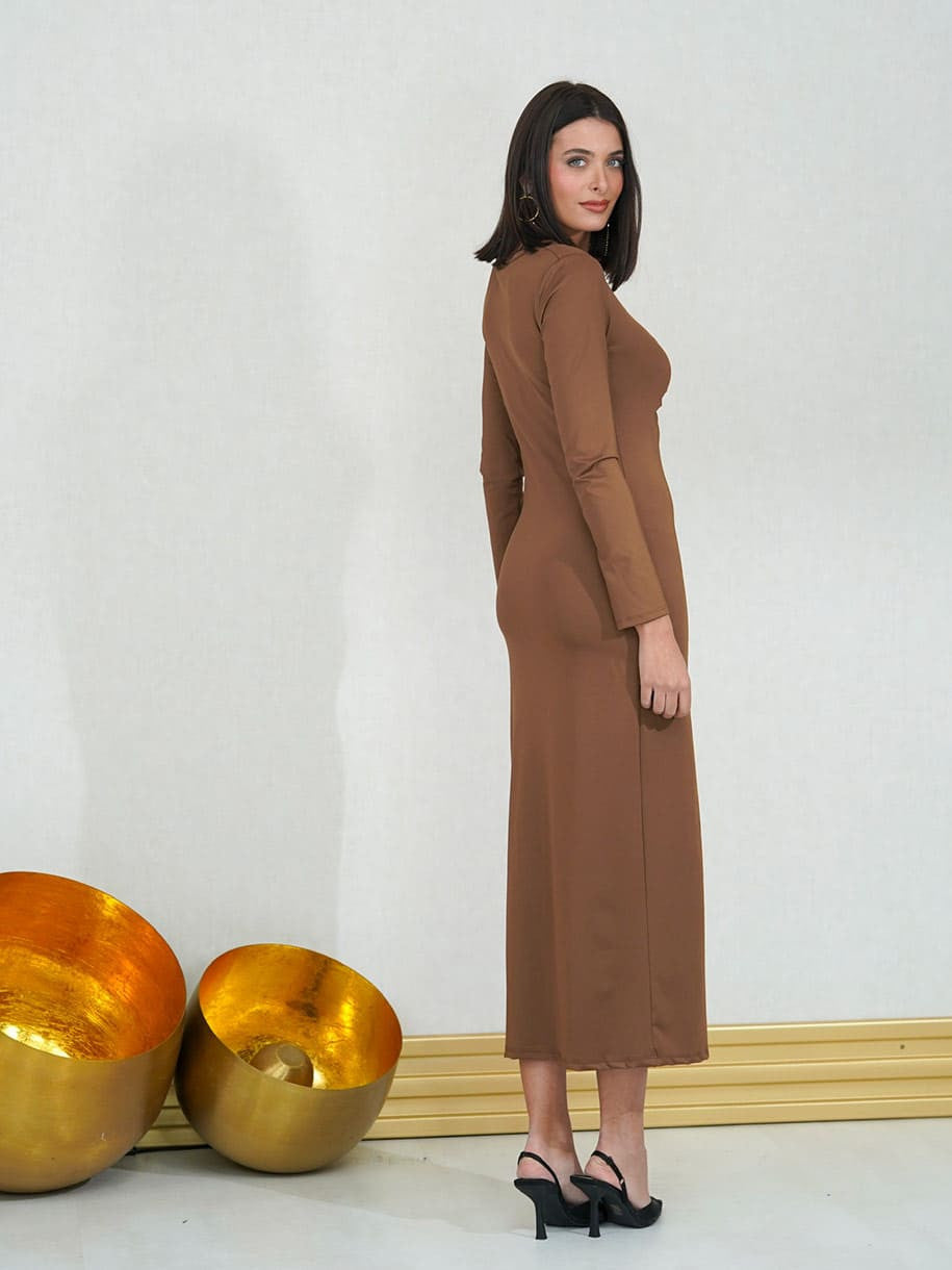 VESTIDO CLÁSICO FRUNCE