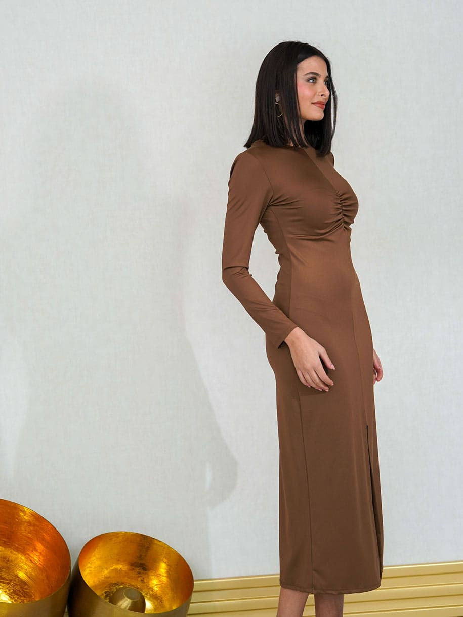 VESTIDO CLÁSICO FRUNCE