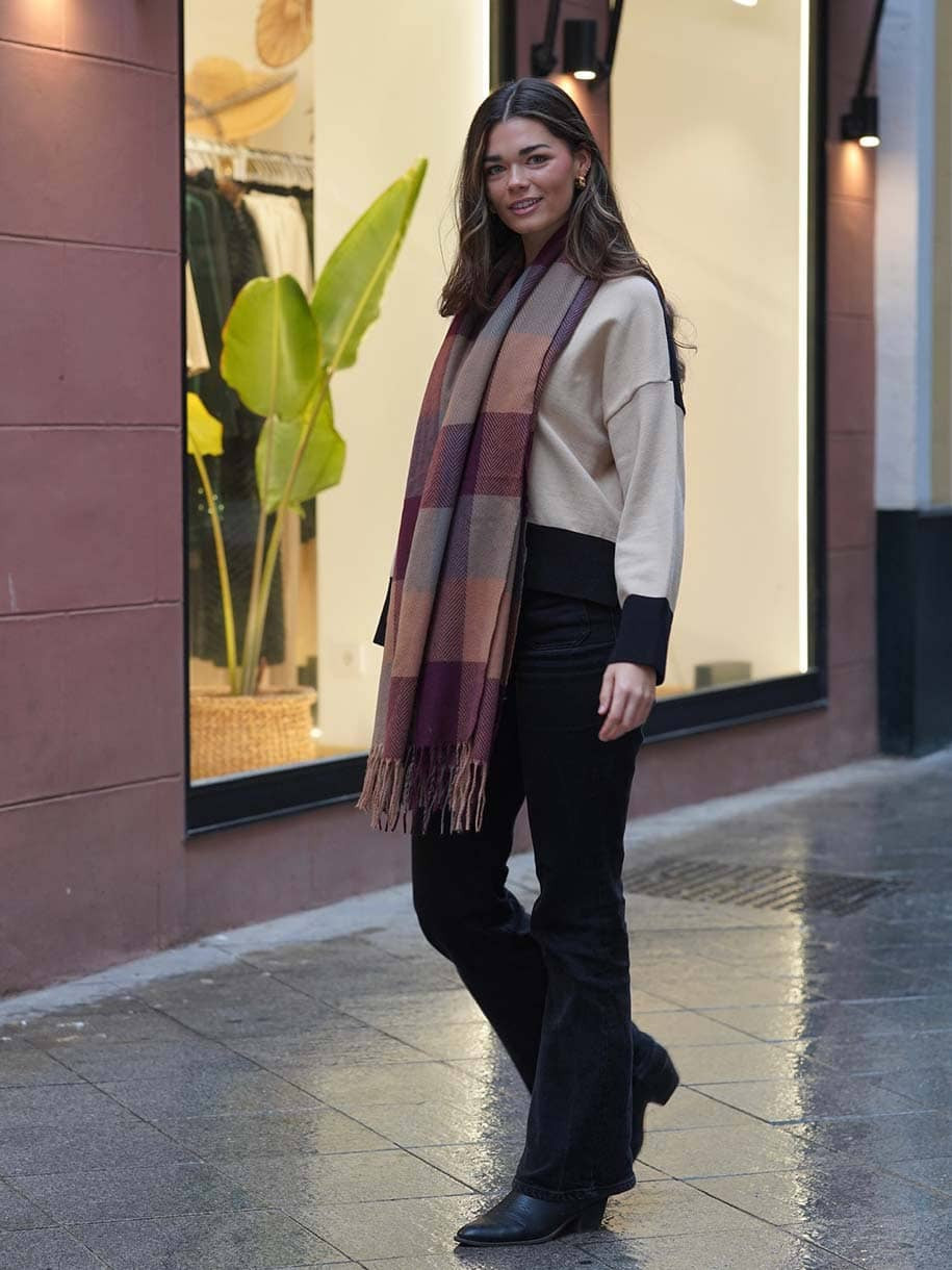 BUFANDA CUADROS TARTÁN