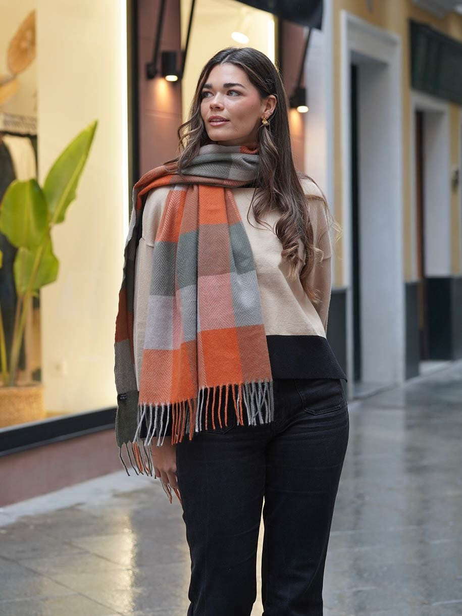 BUFANDA CUADROS TARTÁN