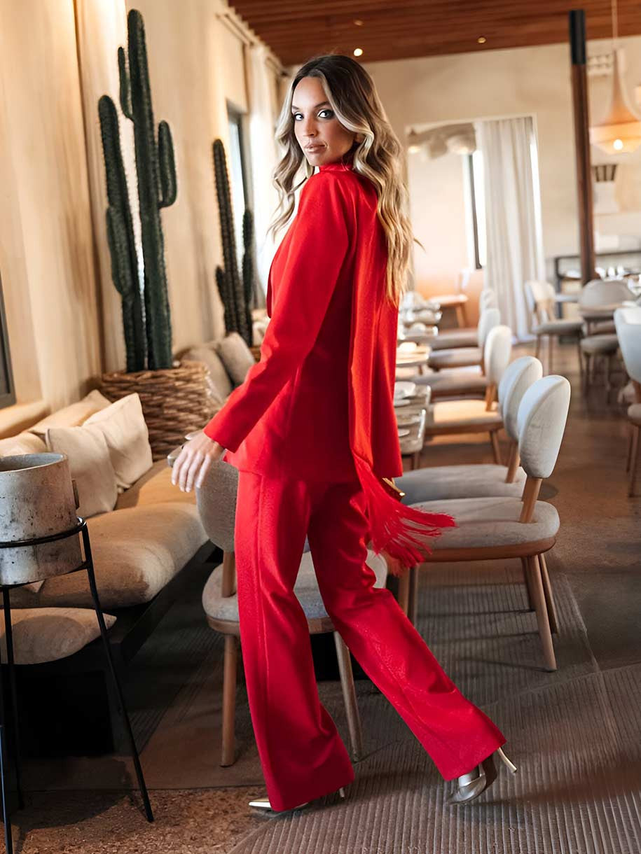 TRAJE CHAQUETA ROJO LA PIPIOLA