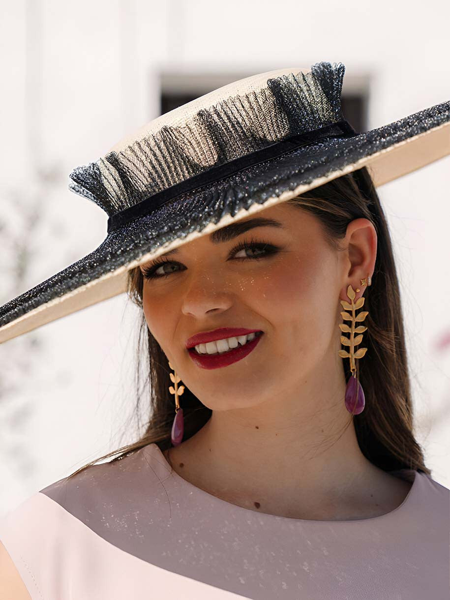 PAMELA NEGRA CRIN PLISADO