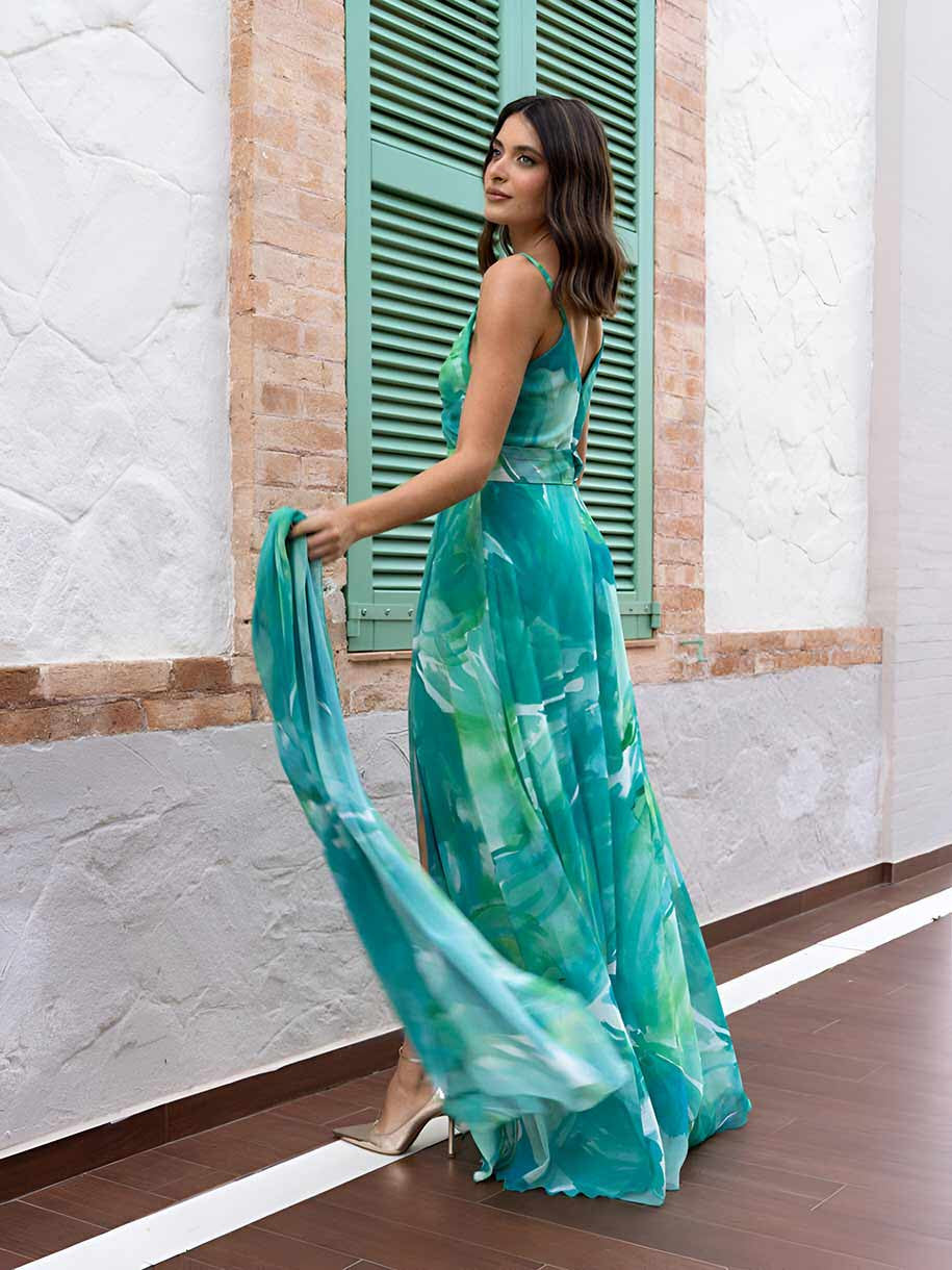 VESTIDO LARGO LA CARACOLA