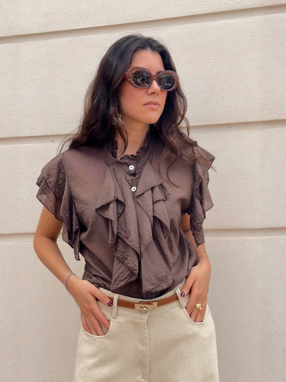 CAMISA ALGODÓN CHOCOLAT