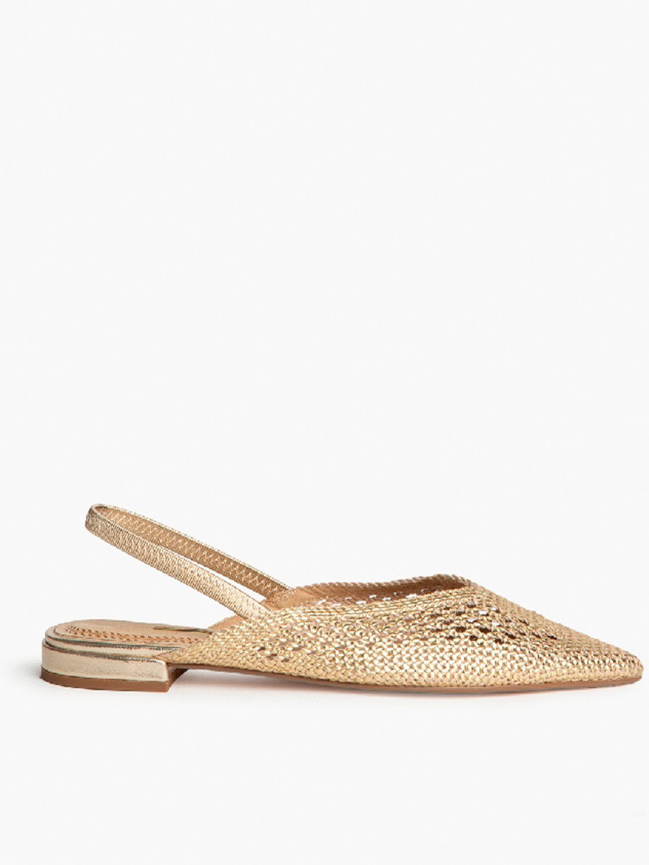 SANDALIA CALADA TRENZADA MINI