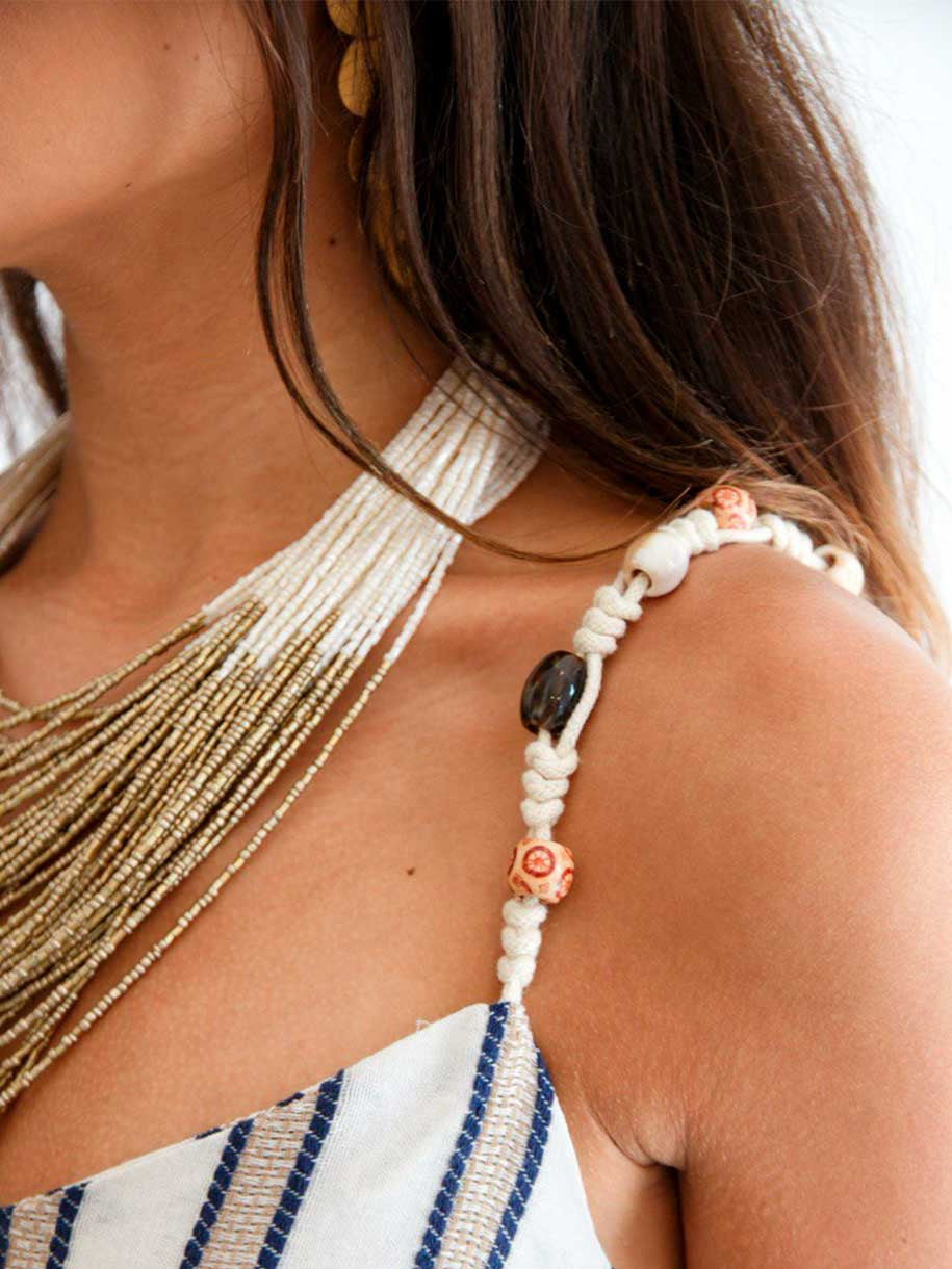 VESTIDO RAYAS CANARIAS