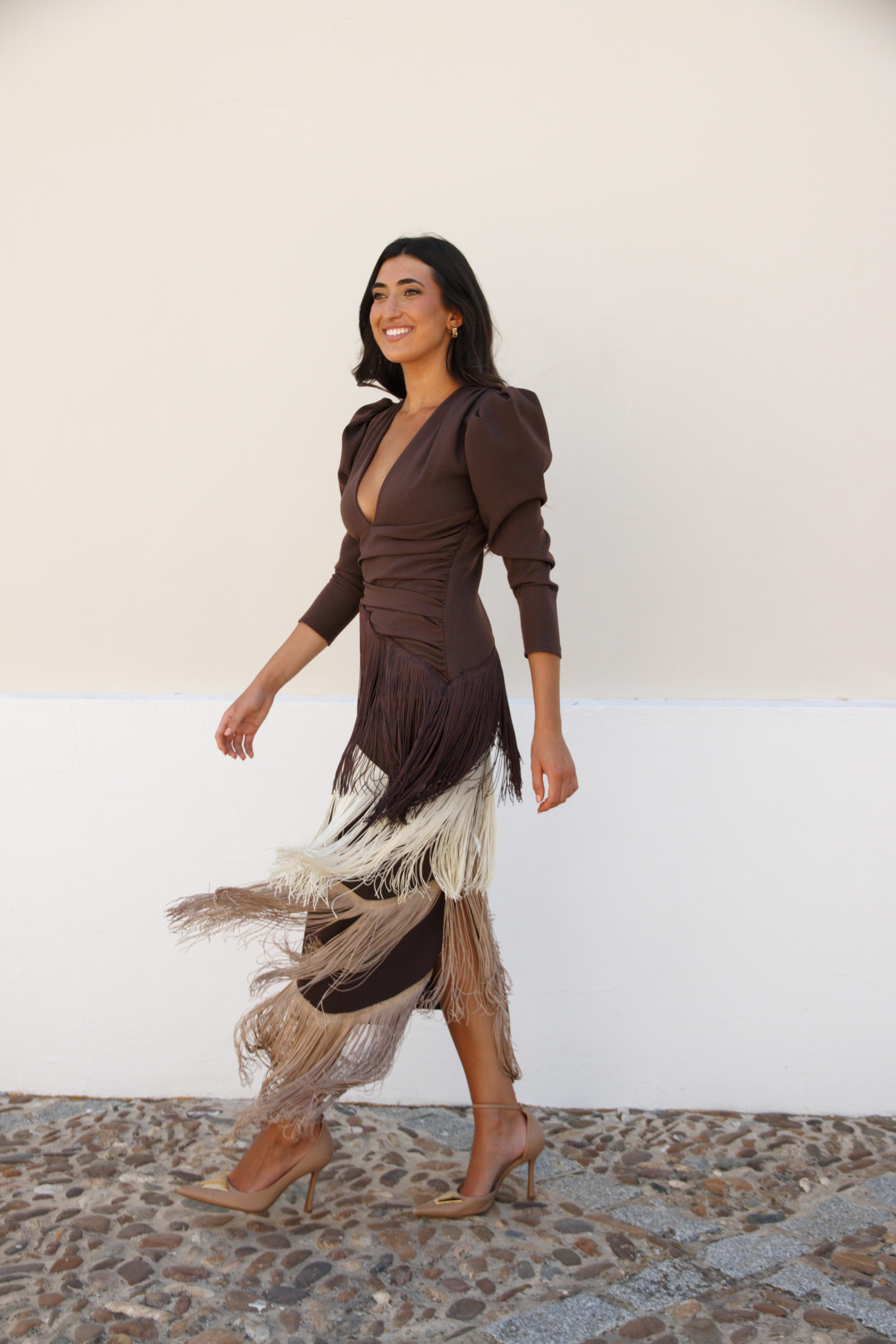 VESTIDO FLECOS MANUELA