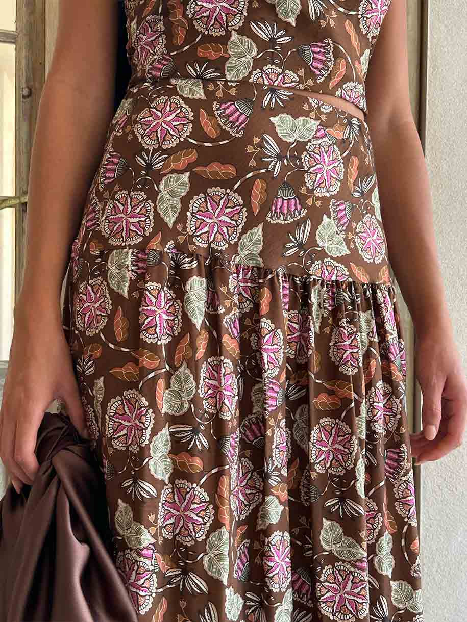 CONJUNTO FLORAL TIERRA