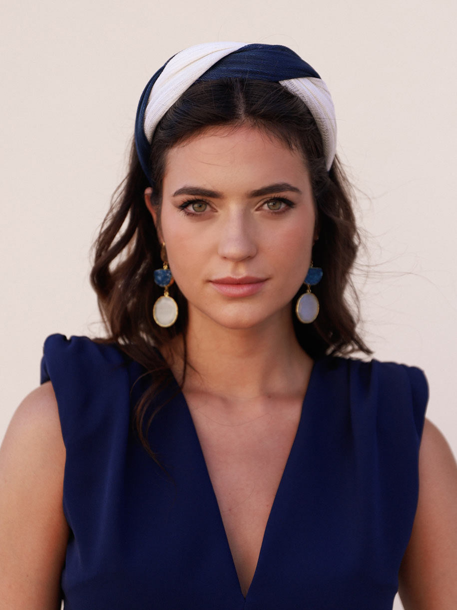 DIADEMA TRENZA BICOLOR