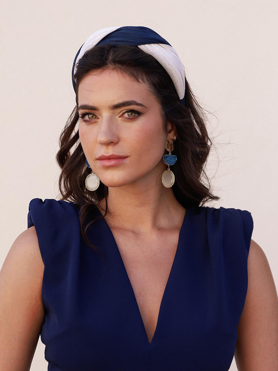 DIADEMA TRENZA BICOLOR