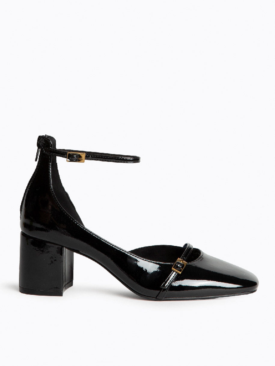 ZAPATO TACÓN CHAROL