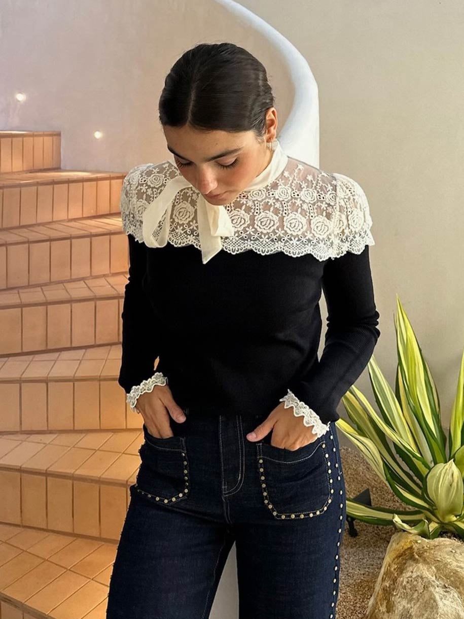 JERSEY CANESÚ ENCAJE