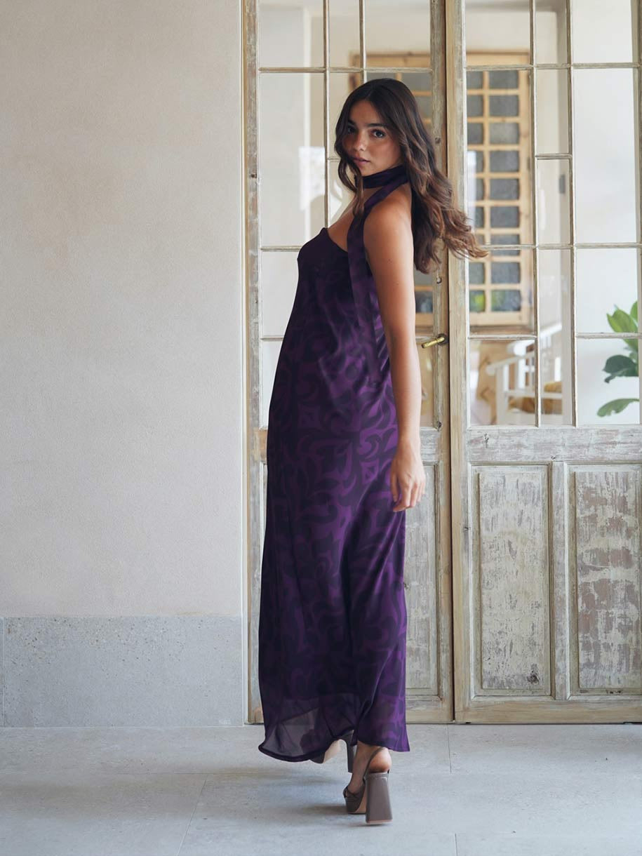 VESTIDO TUL PALABRA DE HONOR BUGANVILLA