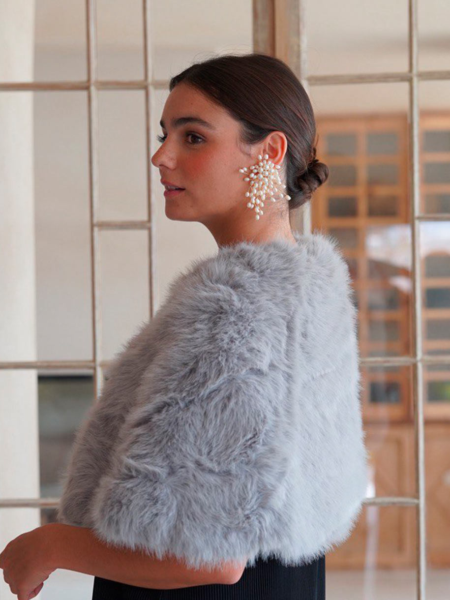 PENDIENTES PERLA CASCADA