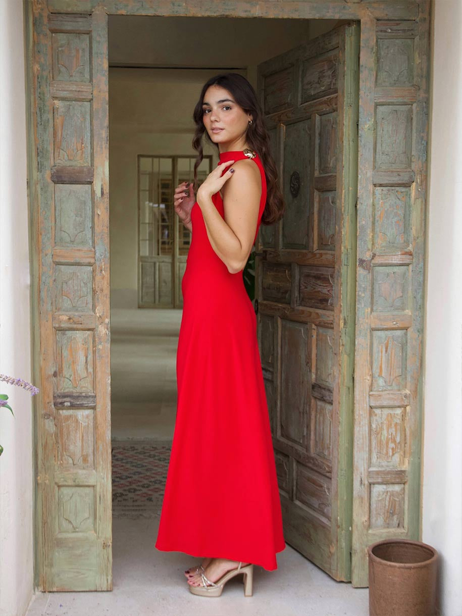 VESTIDO APLIQUE MARTELÉ