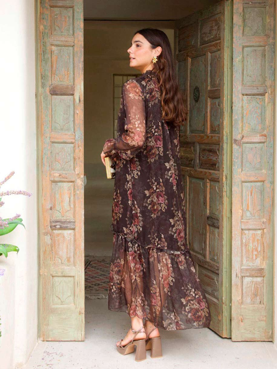 VESTIDO FLORES PEONIAS