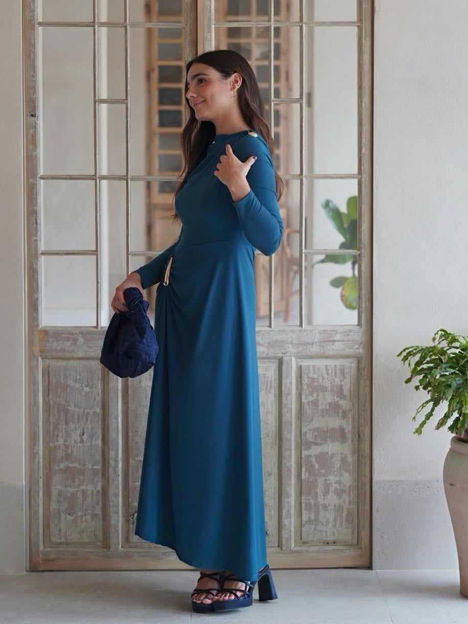 VESTIDO APLIQUE LÁGRIMA