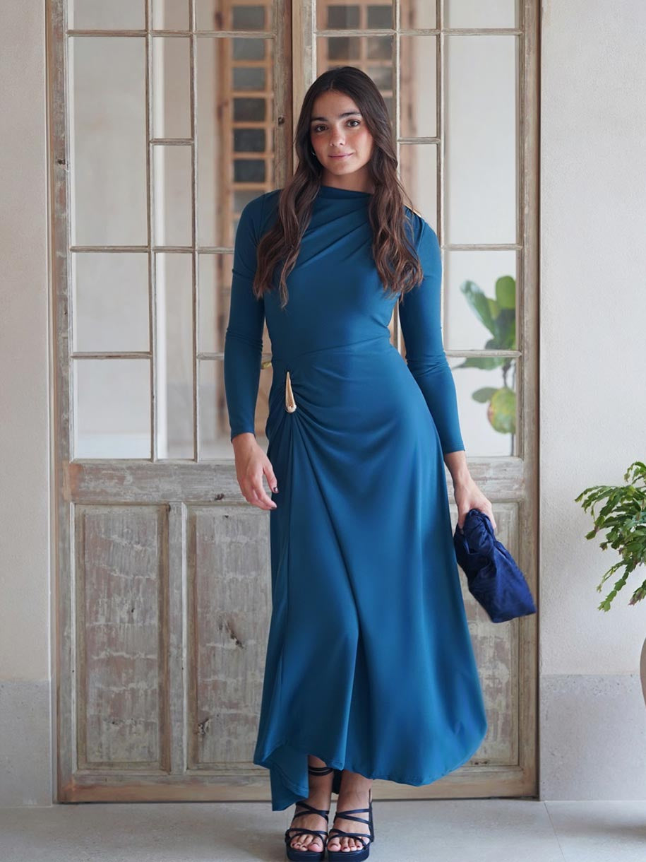 VESTIDO APLIQUE LÁGRIMA