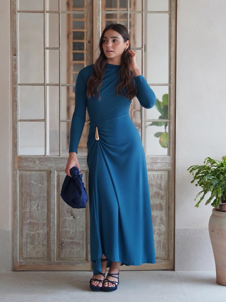 VESTIDO APLIQUE LÁGRIMA