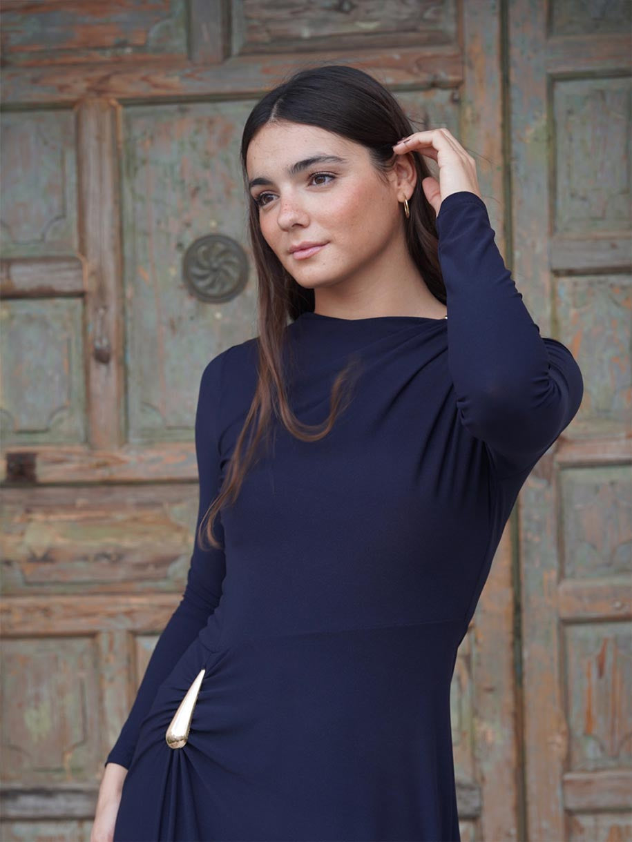 VESTIDO APLIQUE LÁGRIMA