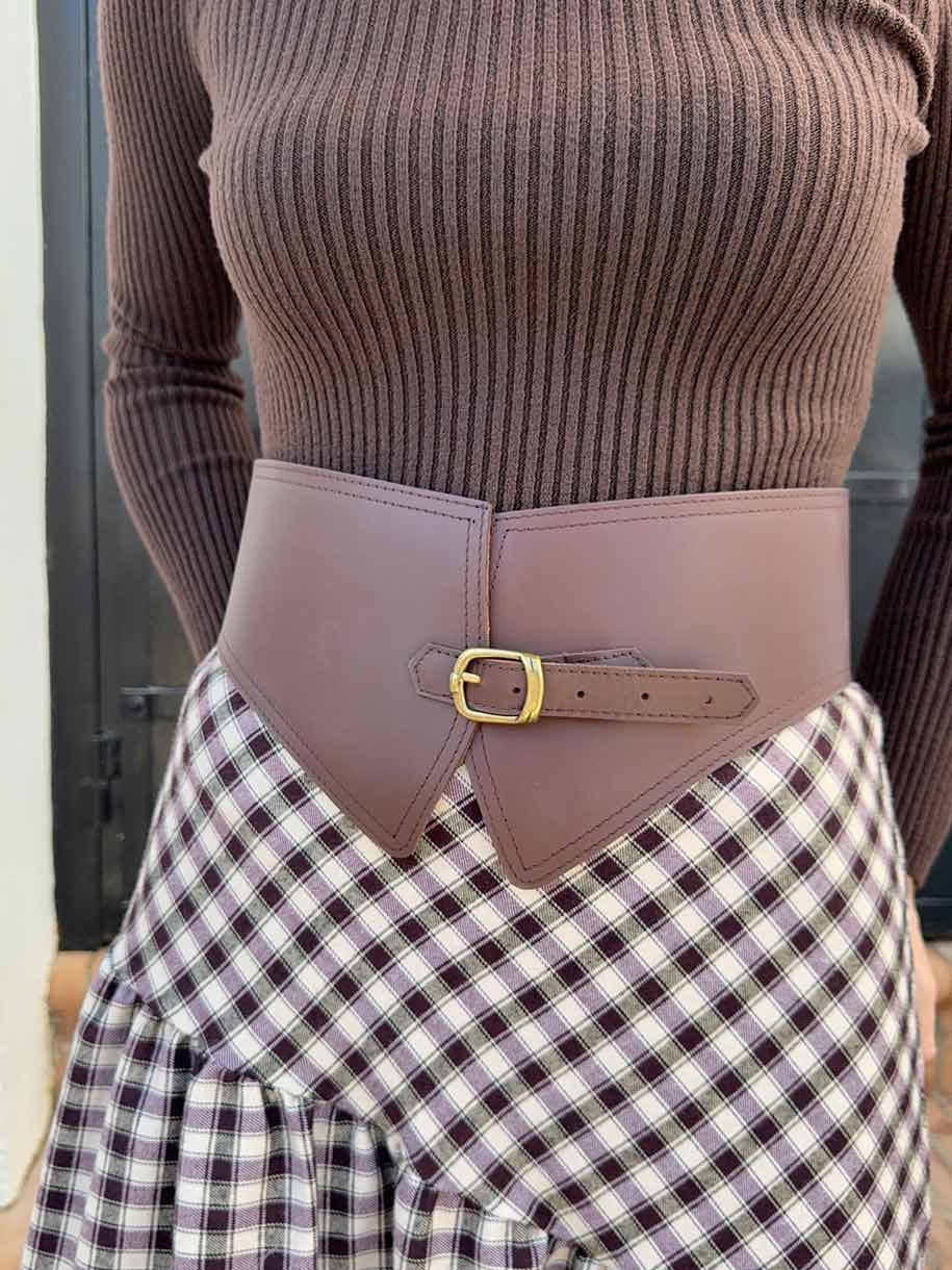 CINTURÓN PIEL ANCHO