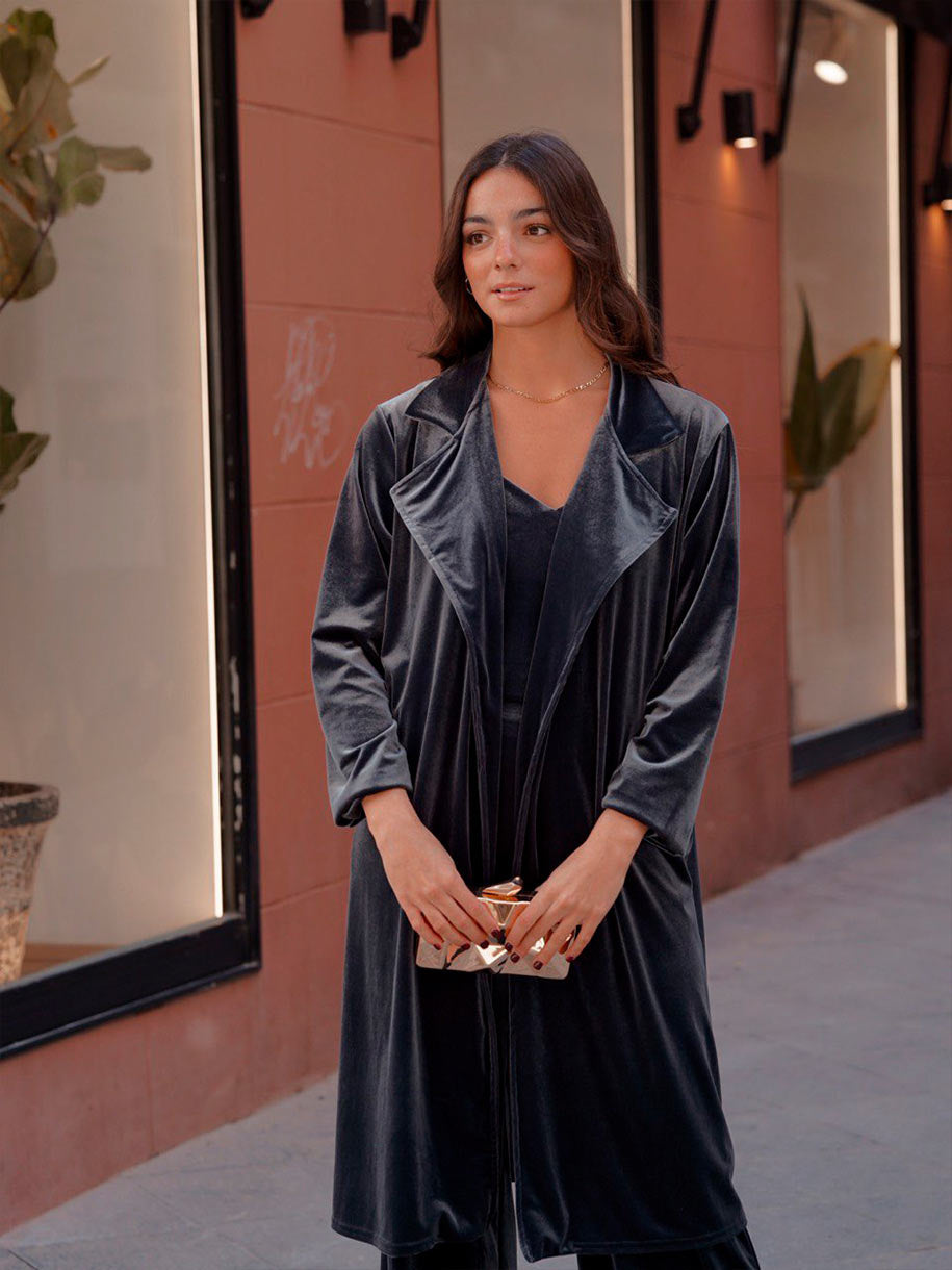 BLAZER TERCIOPELO SOLAPA