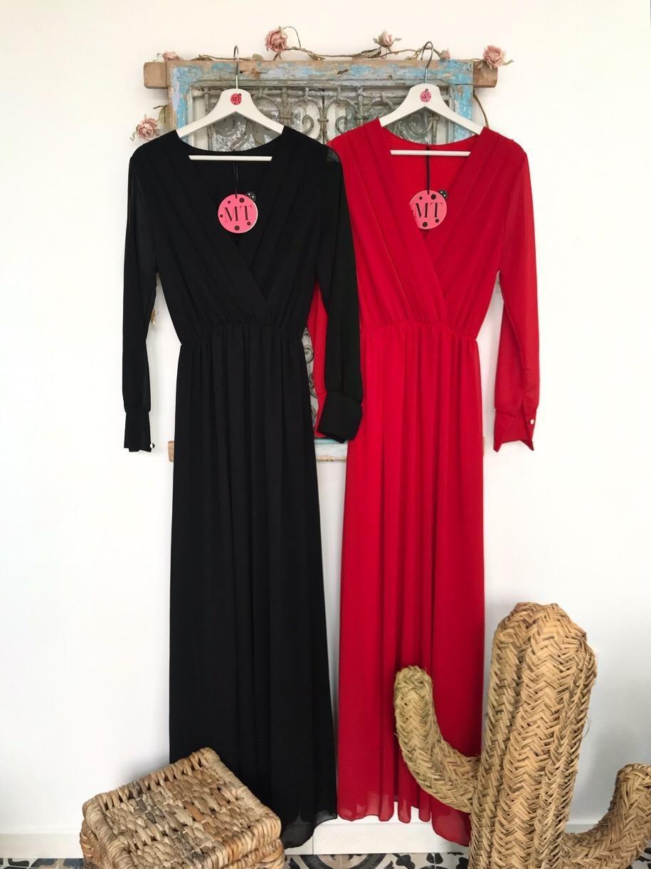 VESTIDO FIESTA LARGO A.L