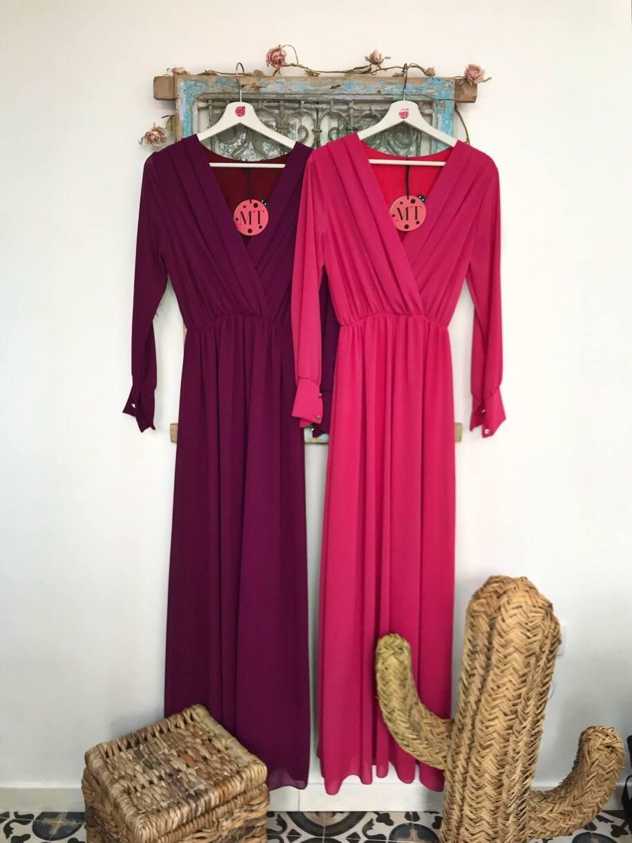 VESTIDO FIESTA LARGO A.L