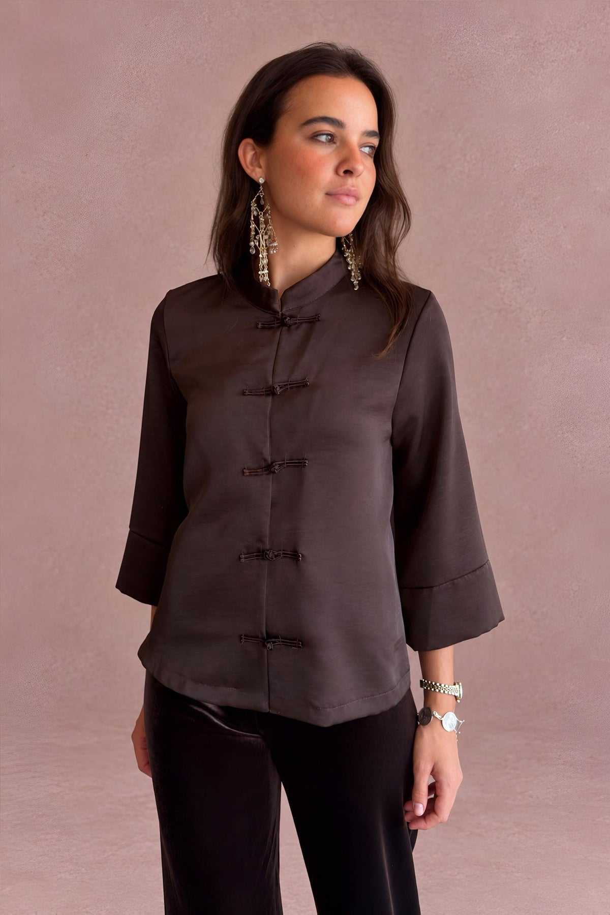 BLUSA SATINADA LW