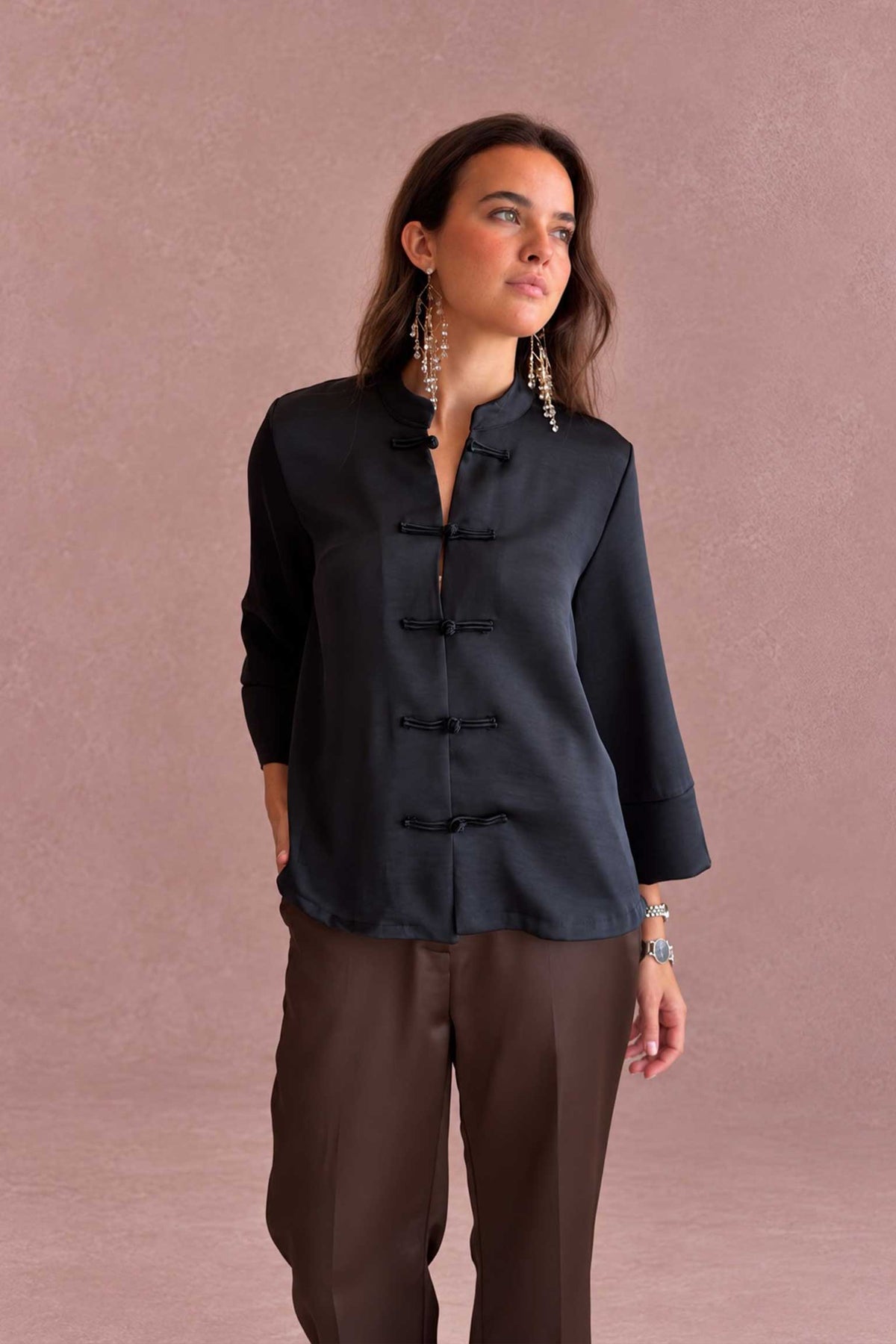 BLUSA SATINADA LW
