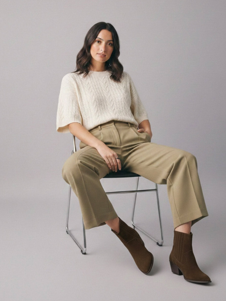 Bota de mujer Cowboy marrón