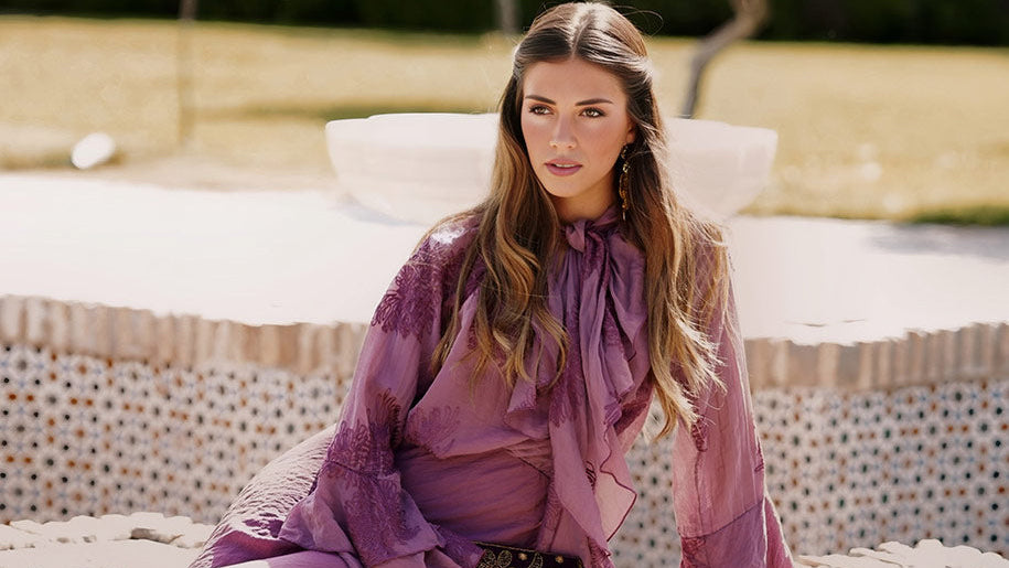 Blusa tipo boho invitada