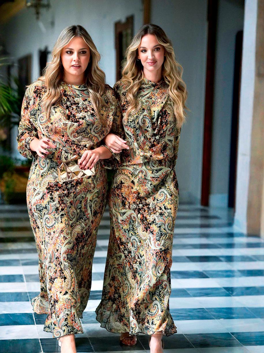 Conjunto de invitada con estampado de Pasley