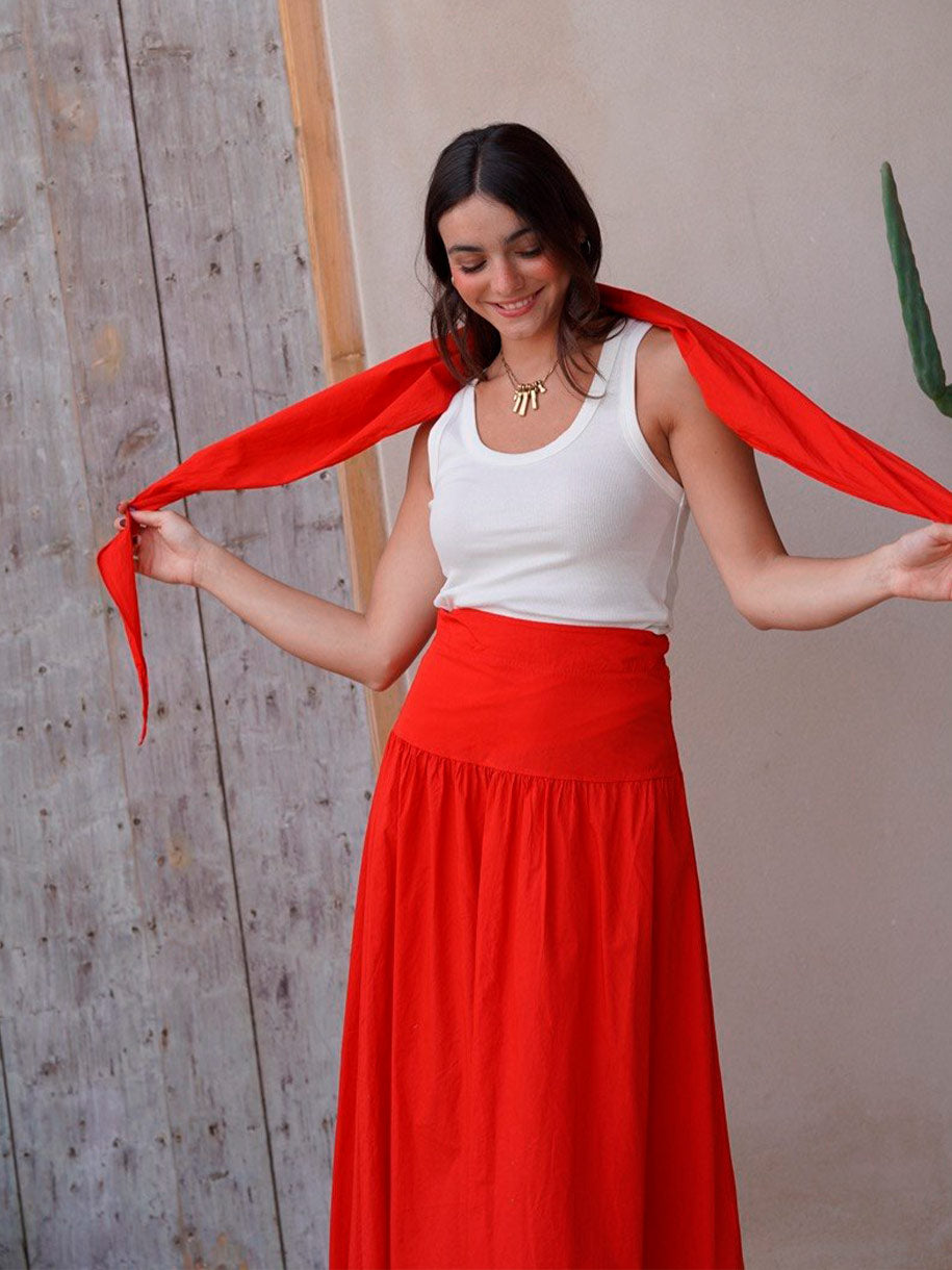 FALDA PAREO SALVIA