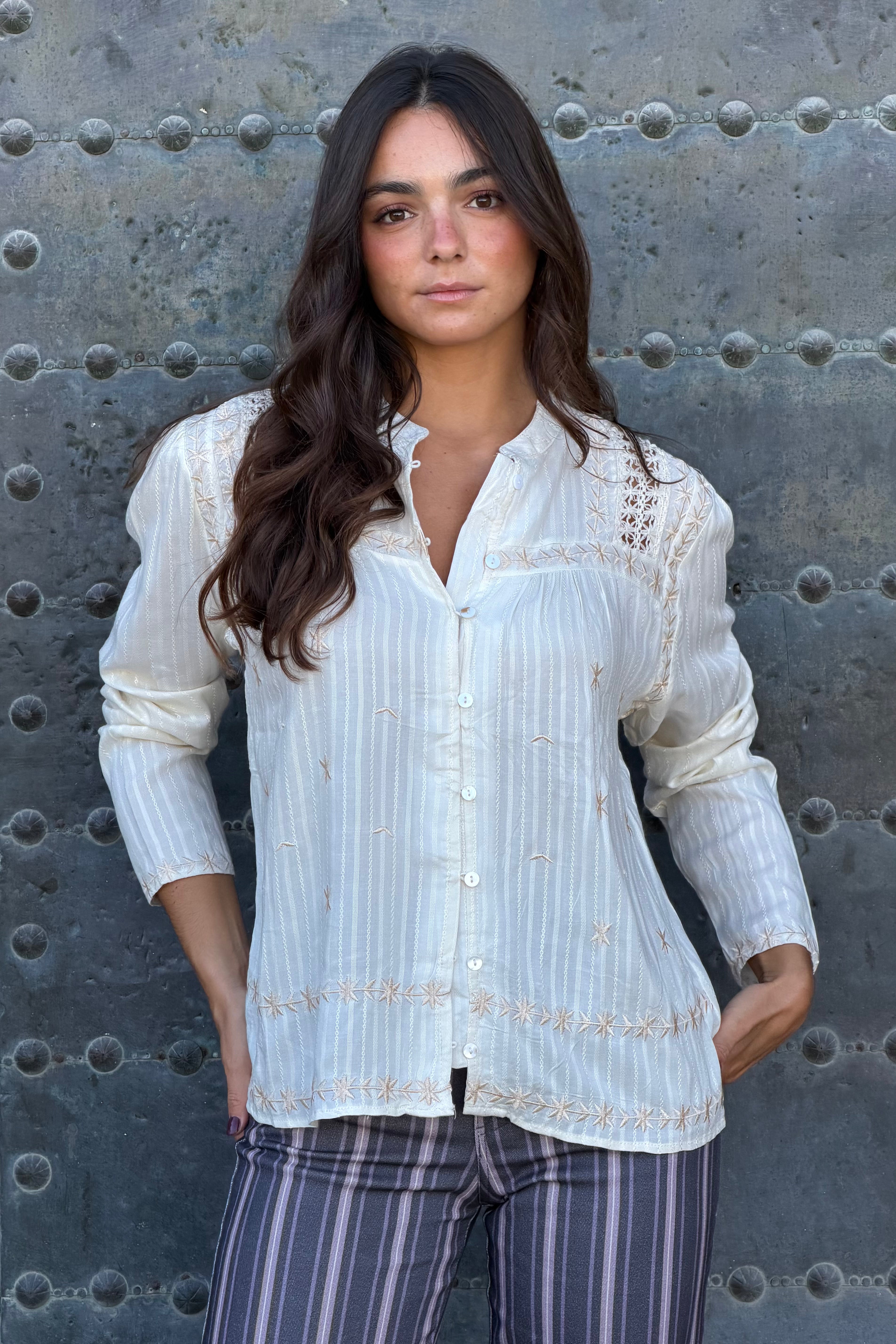 Camisa Estrella Bordada
