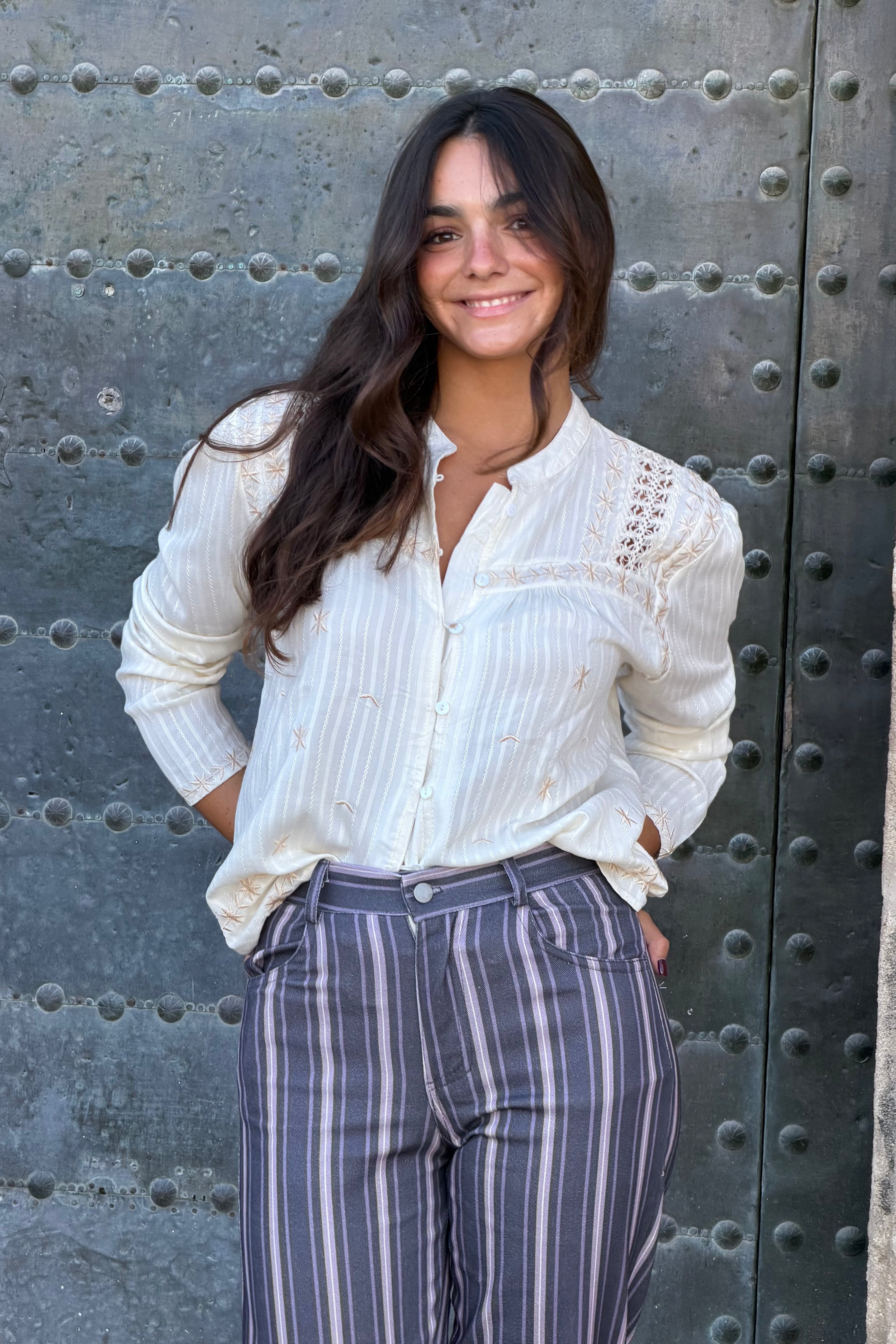 Camisa Estrella Bordada