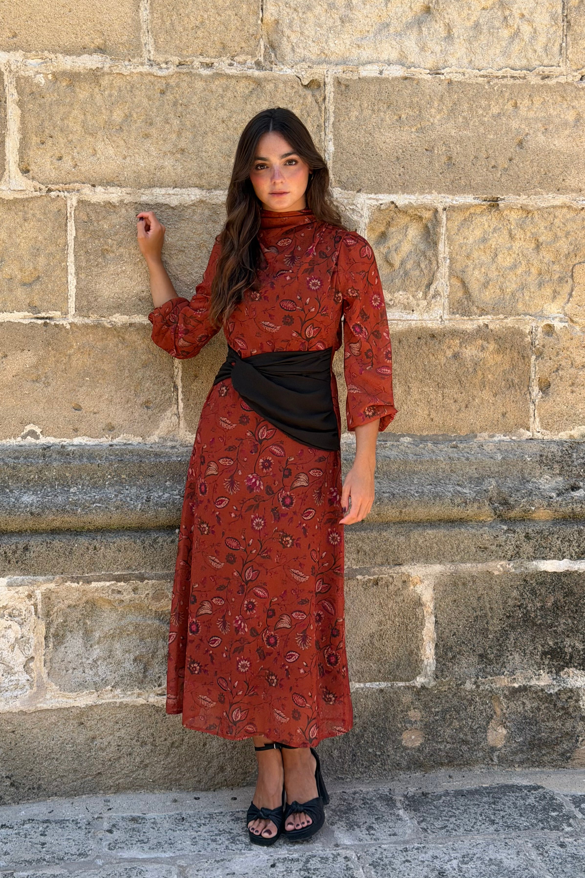 Vestido Tul Fajín