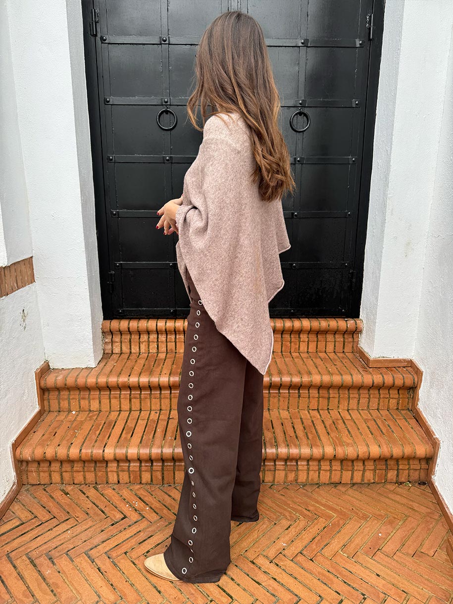 Pantalón marrón de mujer