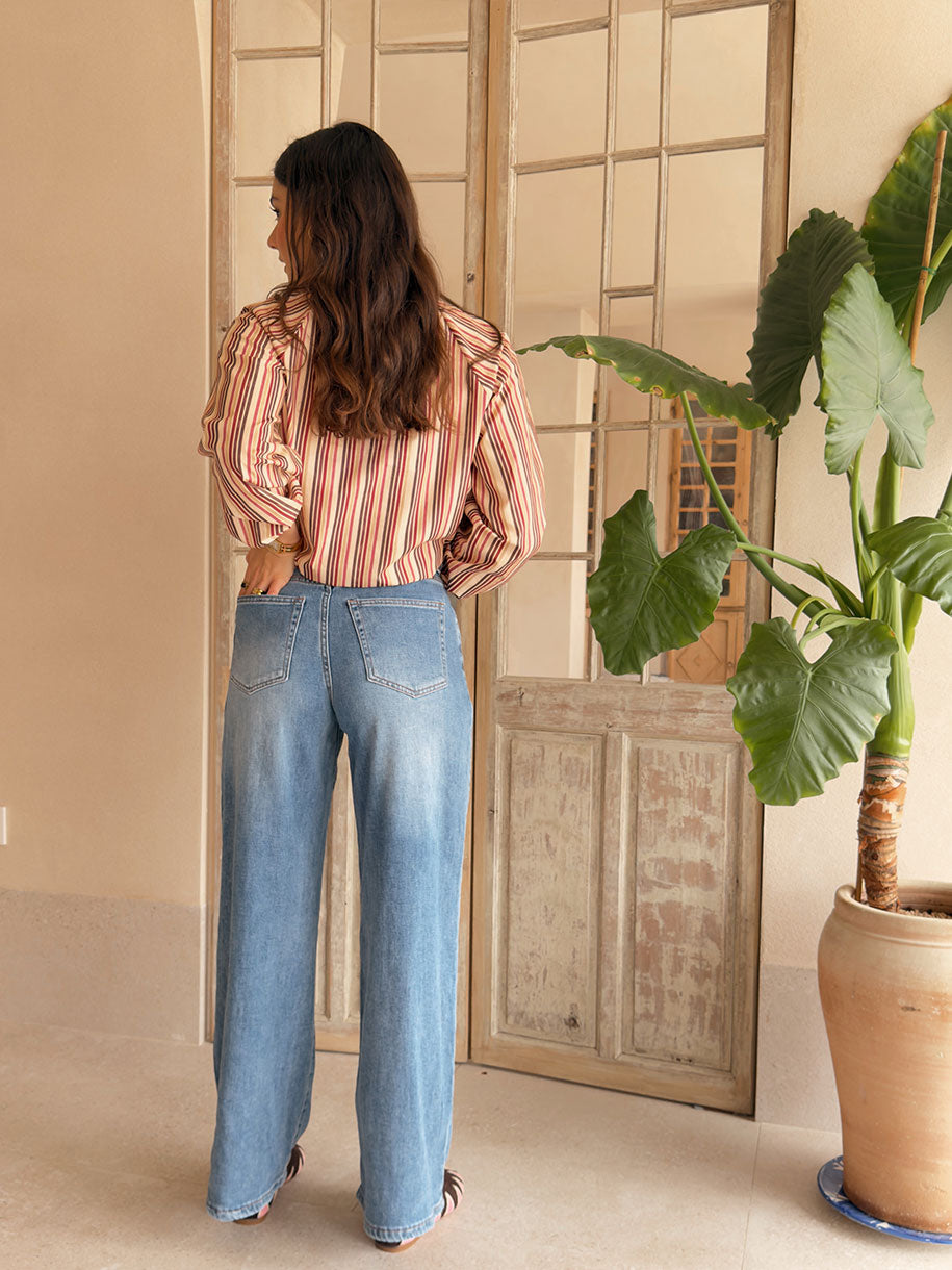 Vaquero largo de mujer