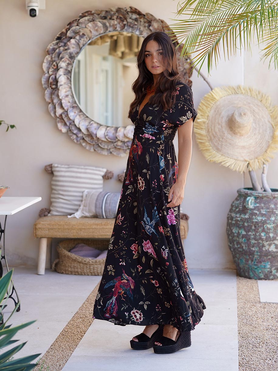 Vestido midi invitada