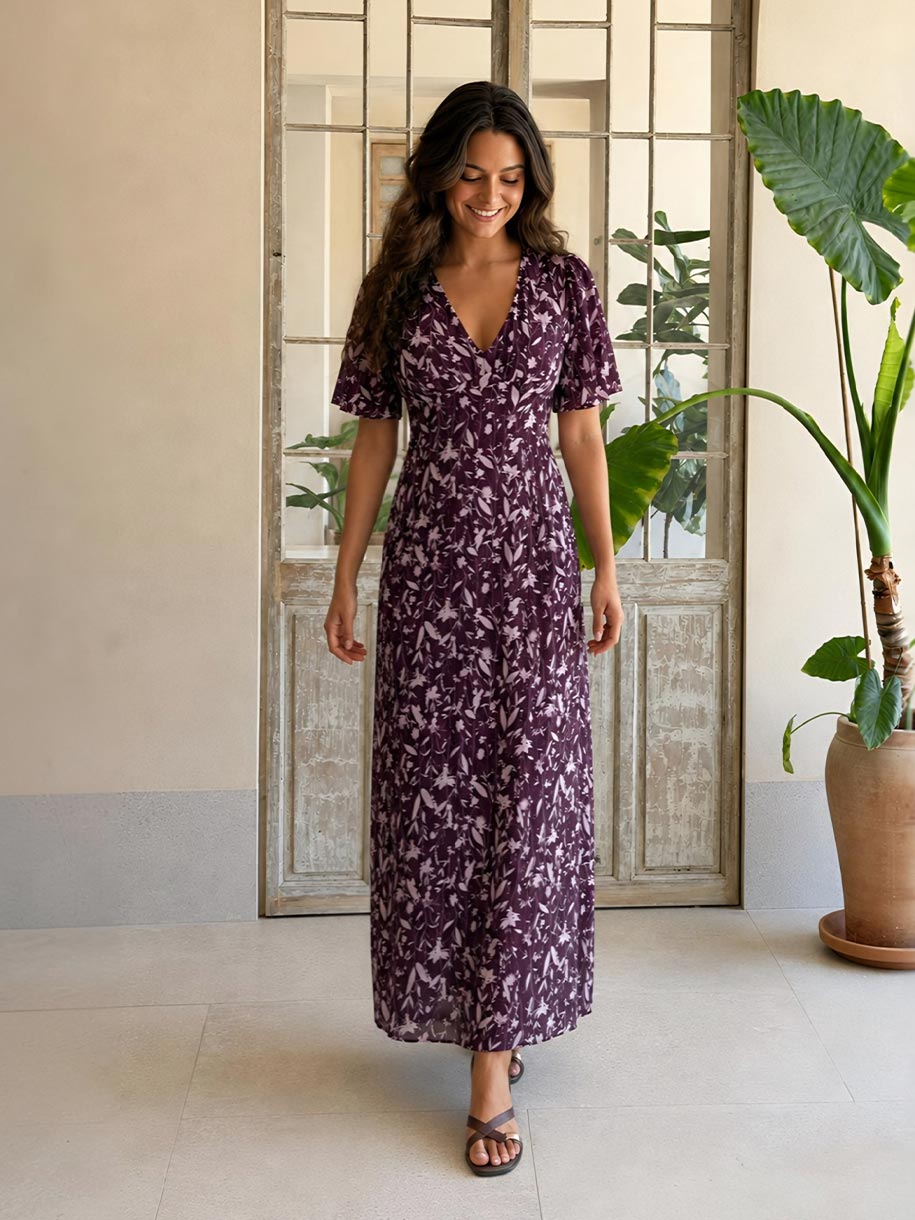 Vestido estampado floral