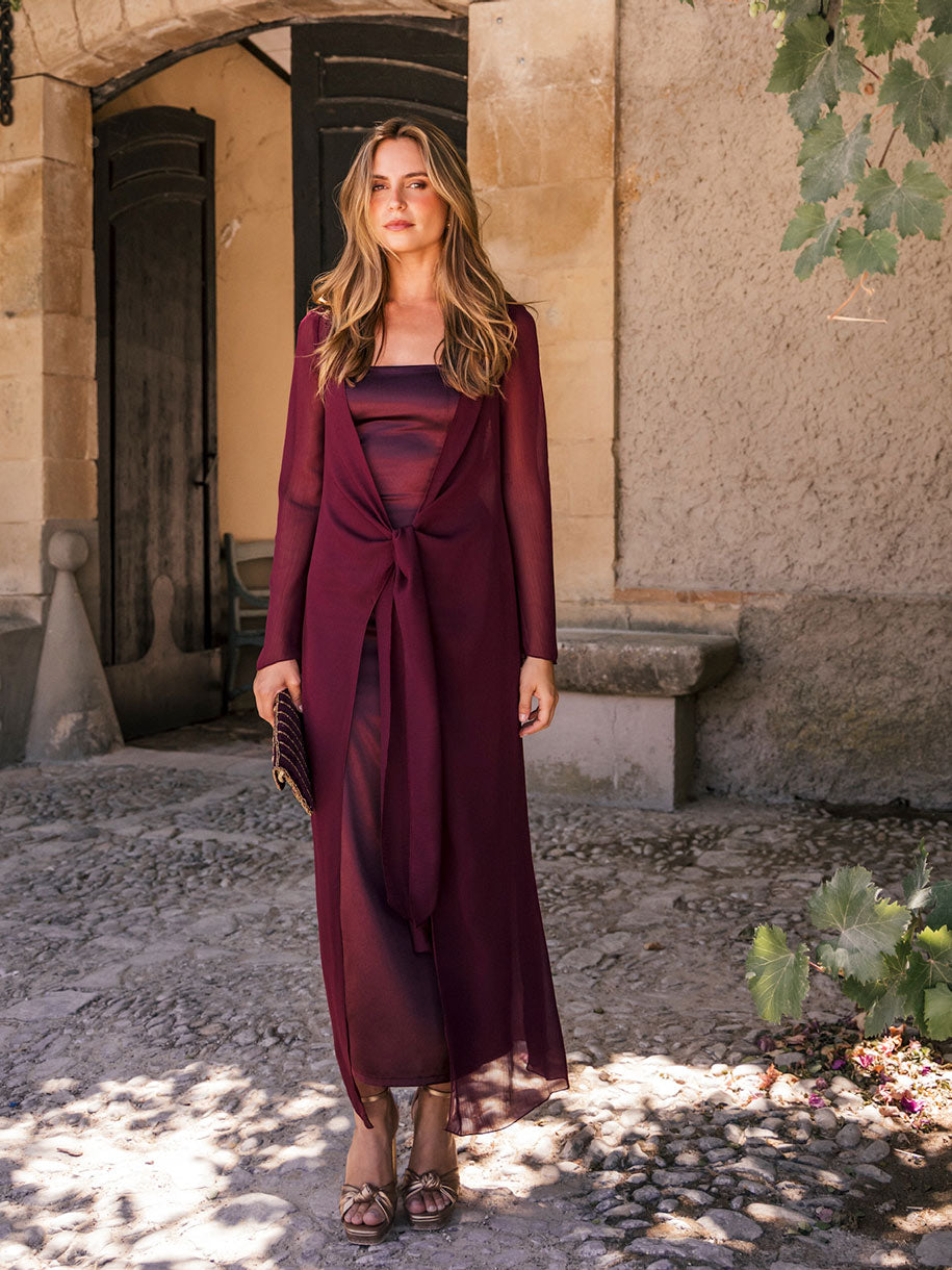 Vestido de Fiesta con nudo