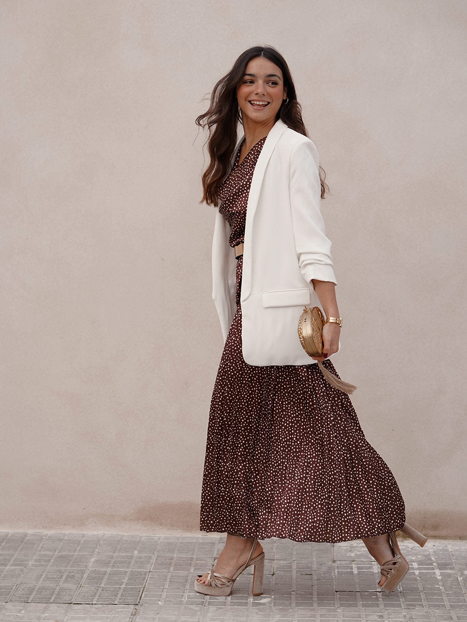Vestido con blazer para semana santa
