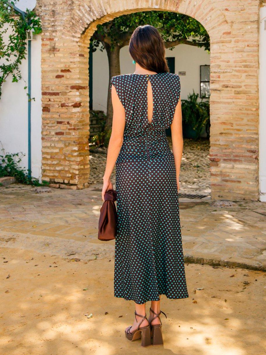 Vestido midi de fiesta